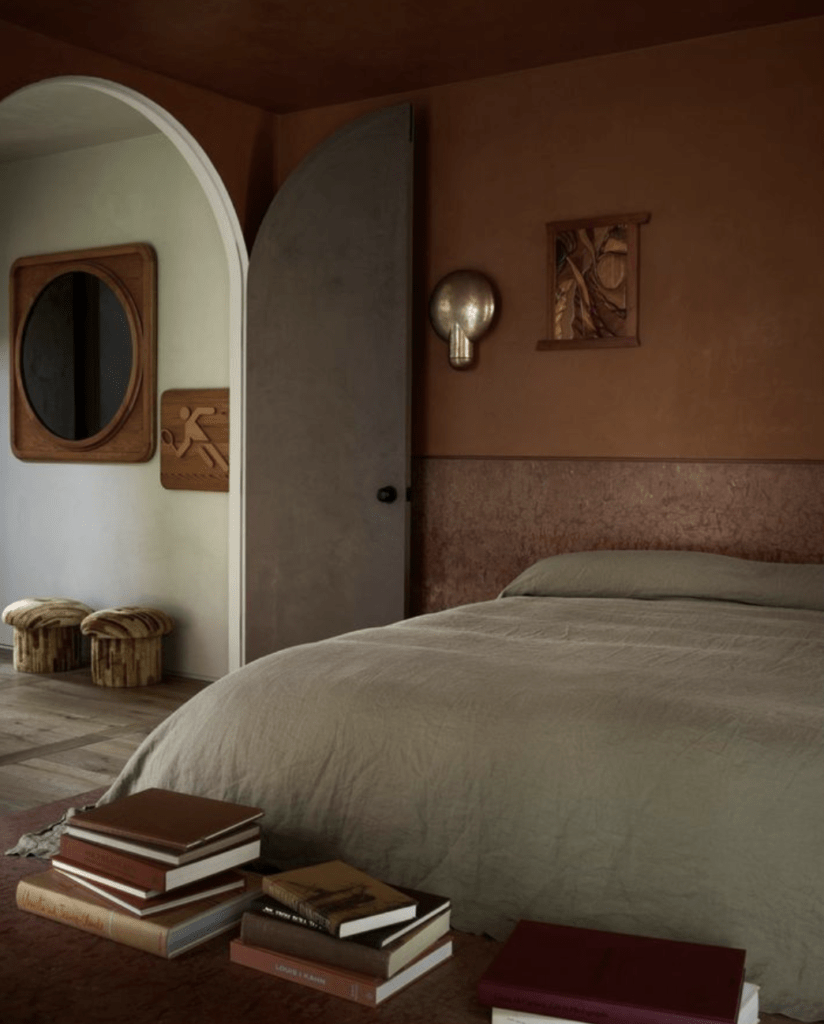 Matériaux - nature - camaïeu - projet - rénovation - architecture intérieure - bois - terracotta - peinture - old money style