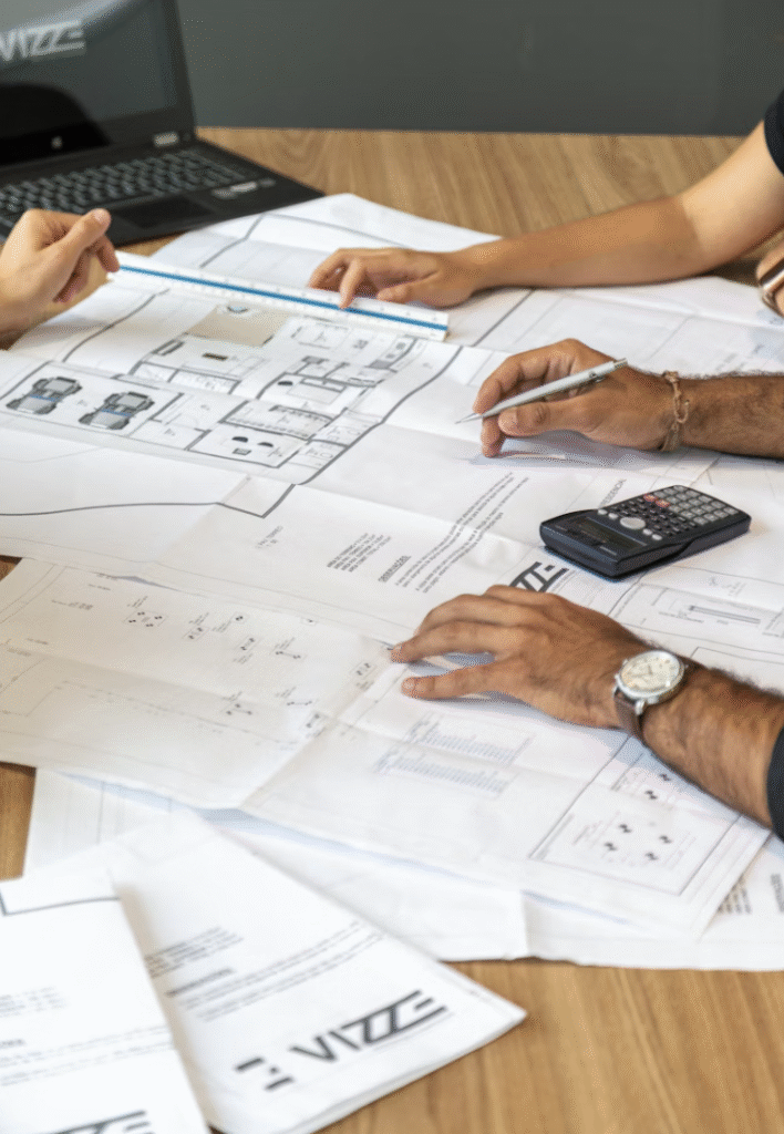 Plan architecture intérieur 